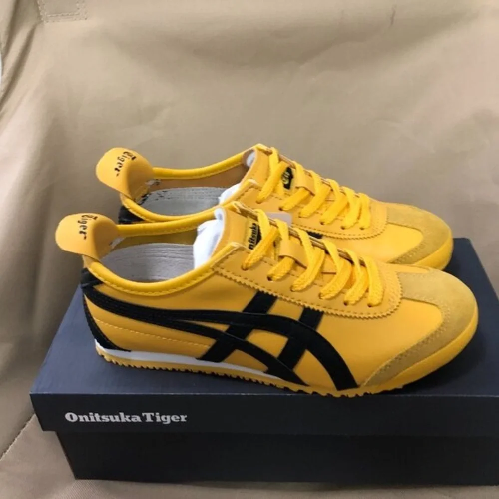 Onitsuka Tiger by Asics Yellow and Black Sneakers - Picture 5 of 9